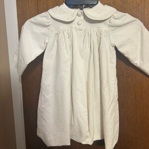 Chabre White, Corduroy, Girls Pea Coat  18Mths
